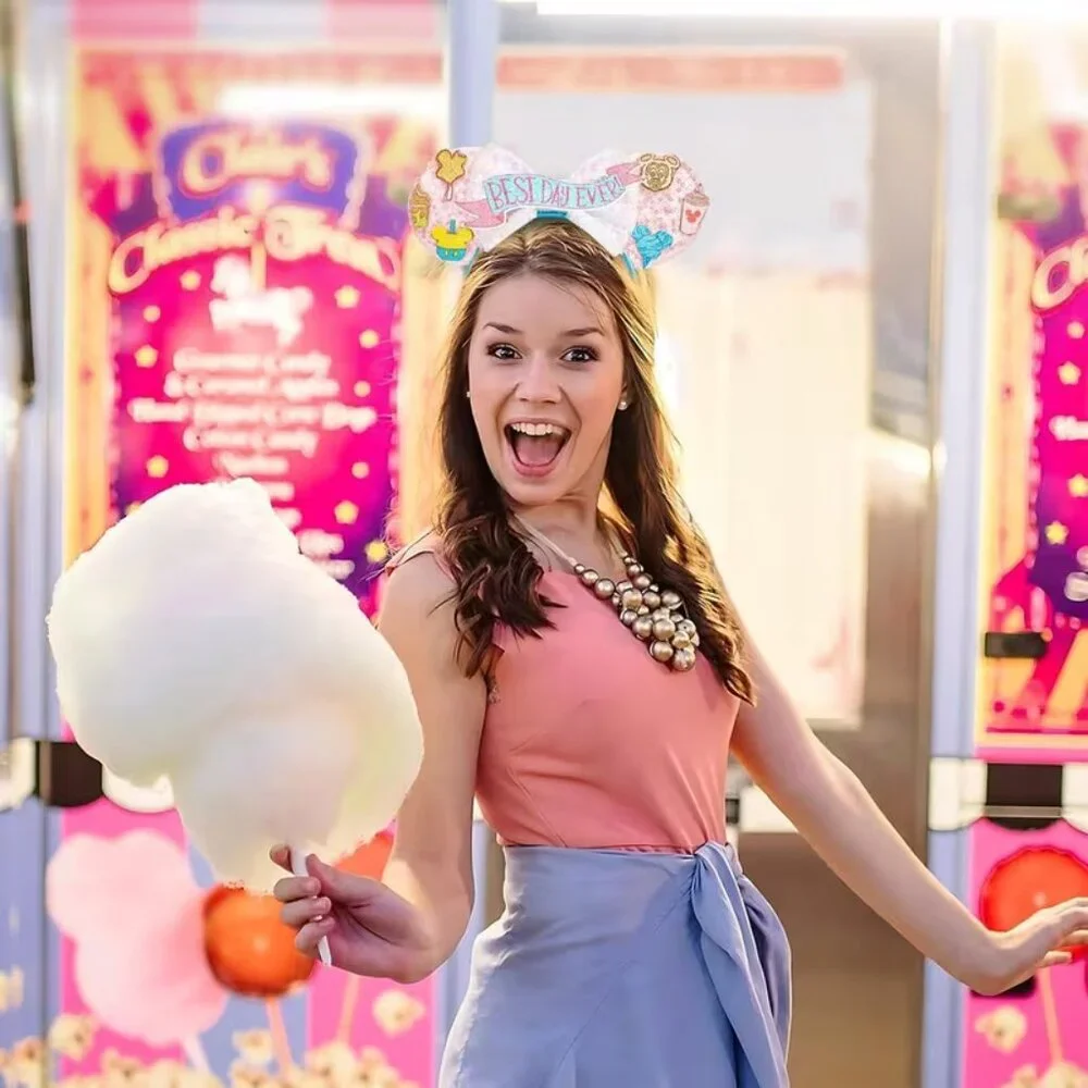DISNEY “Best Day Ever” Mickey Ears Disney Snacks Headband (NEW & SO‎ CUTE!)
